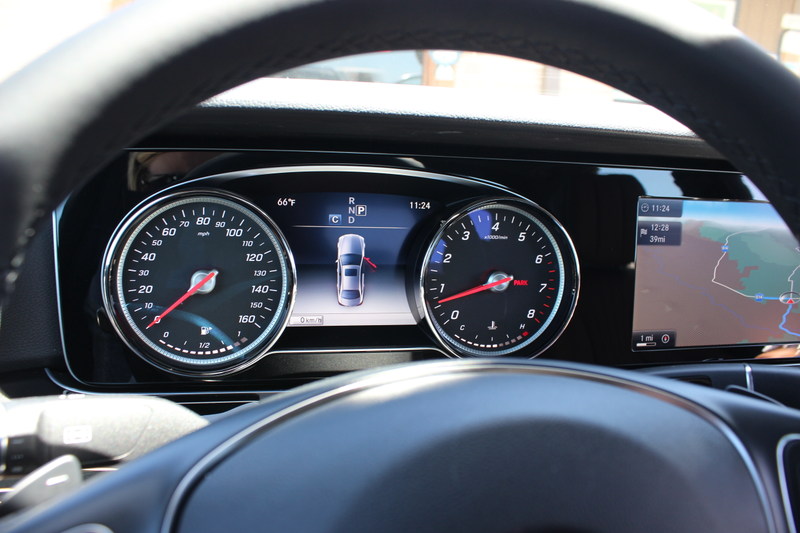 The cheaper version, with a real speedometer and tachometer. Much, much more natural.